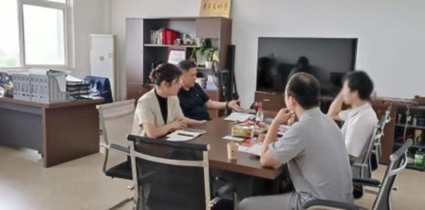 浙江客戶一行來(lái)我公司就硅氧包覆及硅沉積設(shè)備考察交流